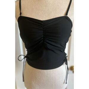 Pink Queen Swim Top Only Size Medium